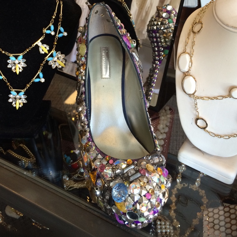 Halston Embellished Platform - Picture 2 of 4
